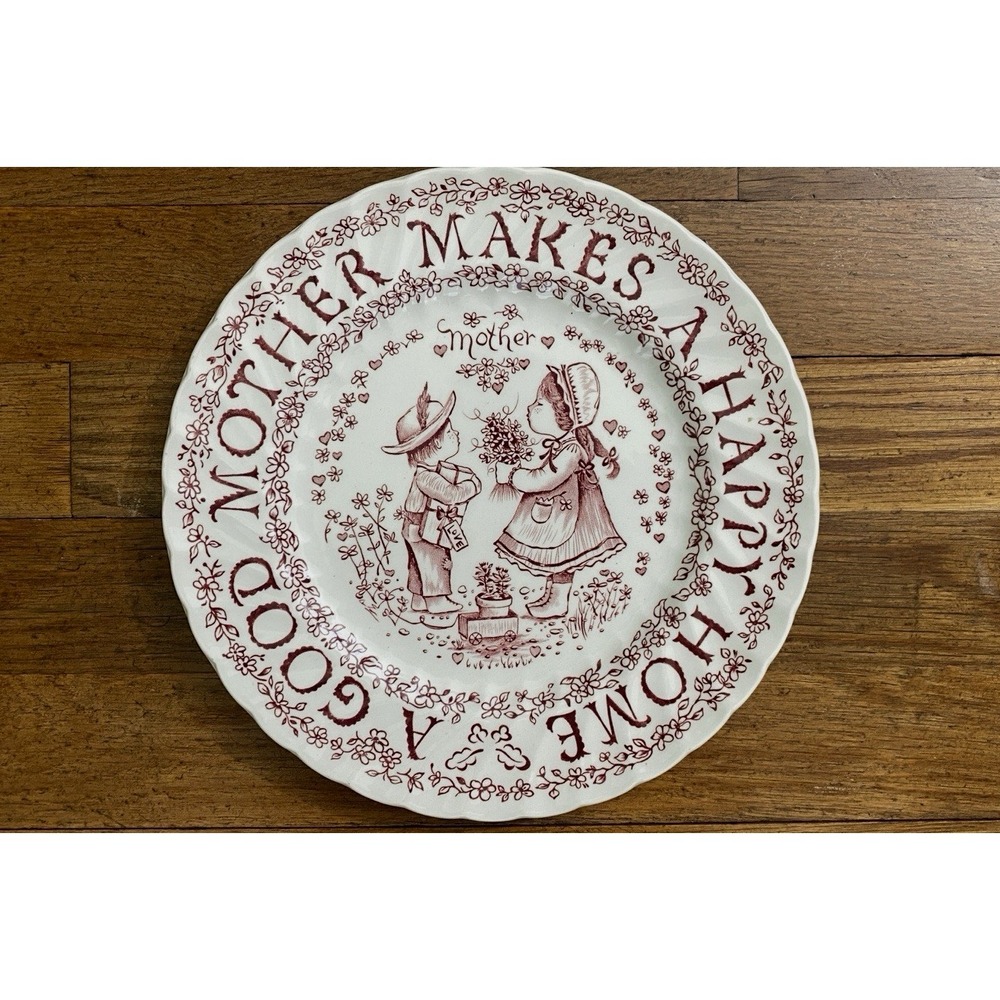 Mother's Plate: A Good Mother Makes A Happy Home Norma Sherman Royal Crownford